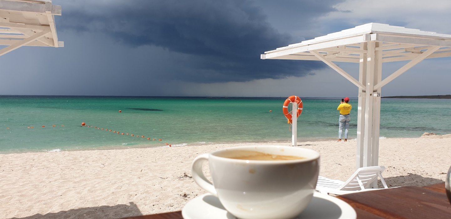 Вид на кемпинг